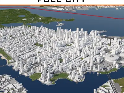 Vancouver Full City 2019 3D model