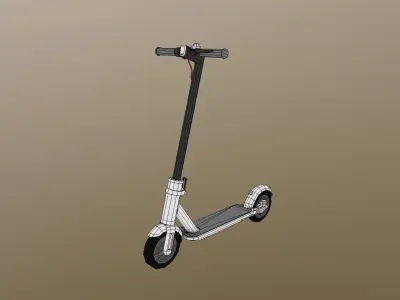 Electric Scooter - Gest Free low-poly 3D model