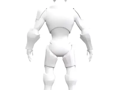 Futuristic AI Character  3D model