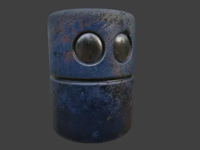 Different Cylinder  Free low-poly 3D model