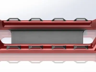 inflatable boat 3D model 7