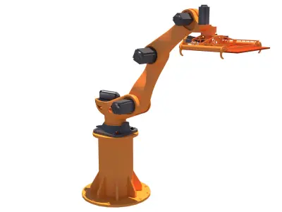 brazo robotico 3D model