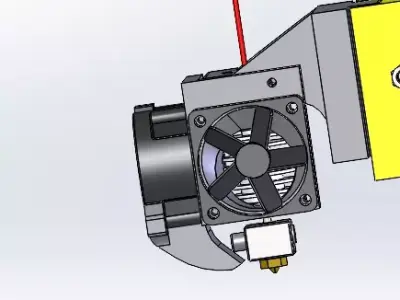 Cartesian 3D Printer CoreXYZStructure 3D model