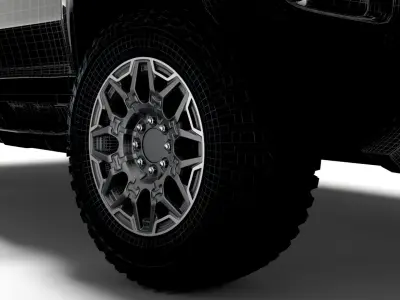 GMC Hummer EV Pickup Edition 1 2022 wheel 3D model