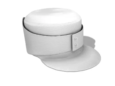 Uniform Army Hat V2 Low-poly 3D model