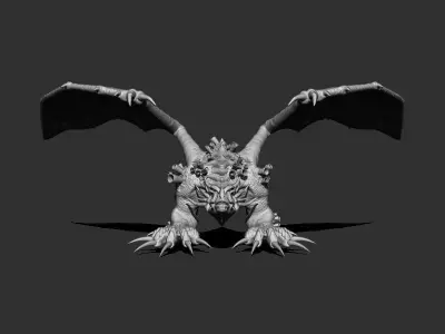 Leviathan dragon 3D model