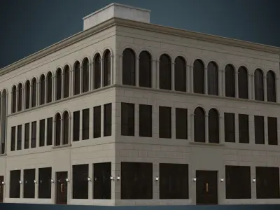 Building 30 Low-poly 3D model