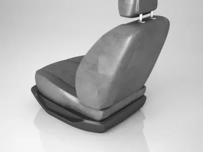 Car Seat Mercedes CLS 3D model