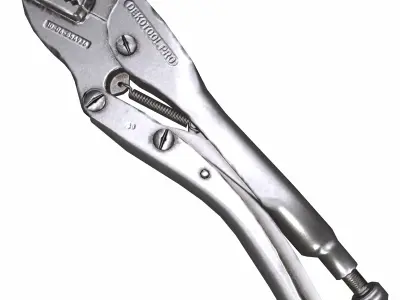 Plier Set Tool Low Poly Low-poly 3D model