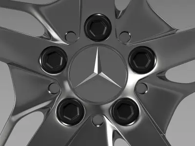Mercedes Benz AMG GT S rim 3D model