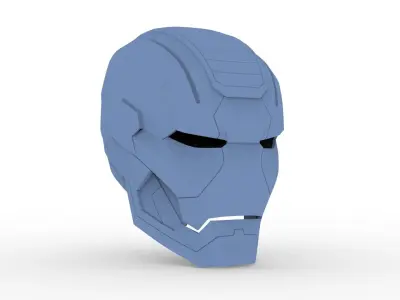 Iron Man Scifi Helmet ready to 3dprinting 3D model