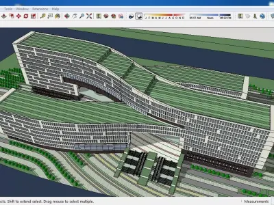 Sketchup Office building G1 3D model