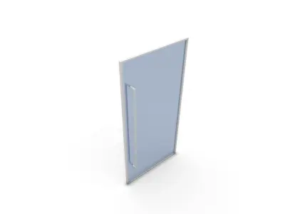 Glass Door SHC Quick Office LM Low-poly 3D model
