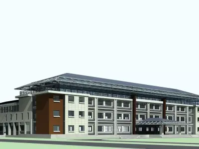Office Building 3D model 97