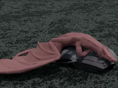 Dragon 3D model 6