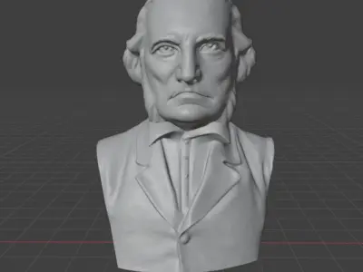 John James Audubon 3D print model