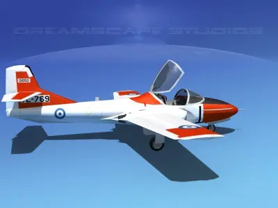 Cessna T-37 Tweetybird V07 Greece 3D model