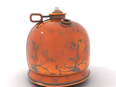 Antique Copper Jug model pack Low-poly 3D model