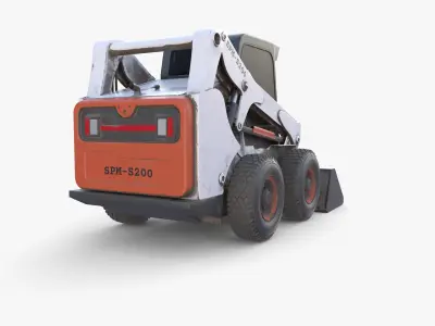 Skid steer loader V4 3D model