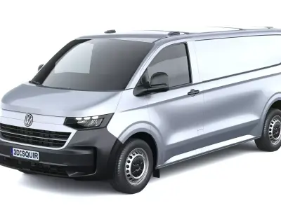 Volkswagen Transporter T7 Van LWB 2025 3D model