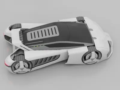 sci-fi vehicle Free 3D model by harshavardhan5122009