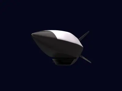 Hypersonic Attack Cruise Missile HACM 3D model