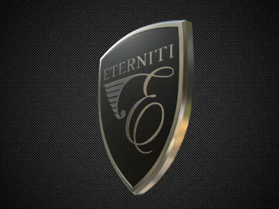 eterniti logo 3D model by 3dlogoman
