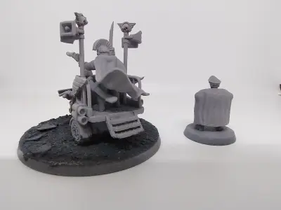 Hive City Guard Imperial Solar Lord and Castellan 3D print model