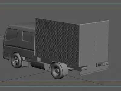 Mitsubishi Fuso   Crew Cab   3D model
