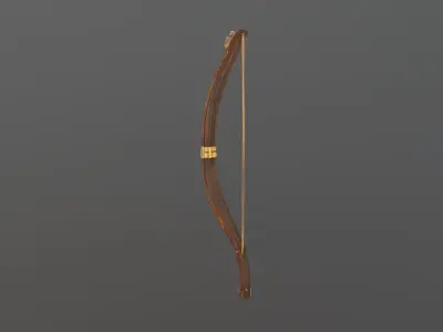 Bow High Quality Game Ready 3D Model Low-poly 3D model