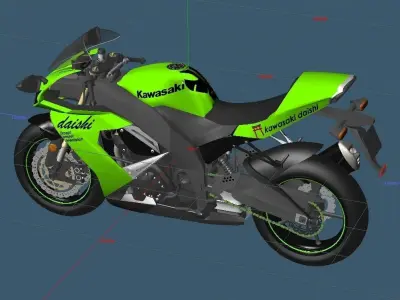 Speed Motorcycles early model 3D model