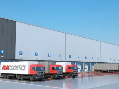 Logistics Center Collection 3D model purchase