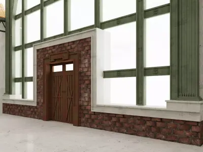 Warehouse Loft interior 3 3D model