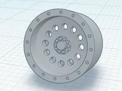 Beadlock Off Road Wheels 3D print model