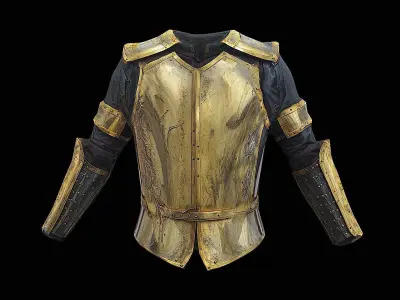 Golden Armor 3D model