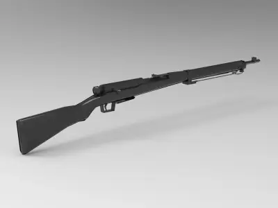 Type 99 rifle  3D model