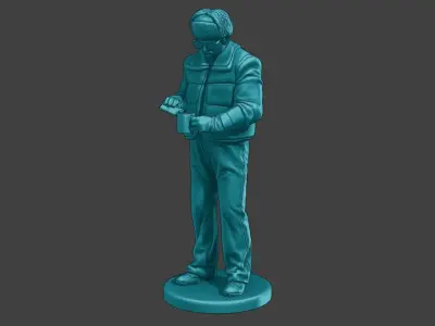 Actual Male Truck Driver AMTD 006 3D print model