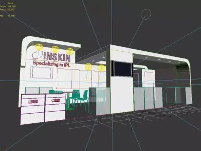 Exhibition - Area - 9X4-3DMAX2009-015 3D model