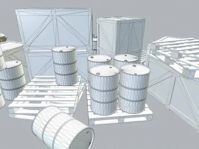 Low Poly Environment Assets Low-poly 3D model