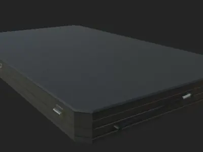 Low-Poly Roof top tent for car or truck Low-poly 3D model