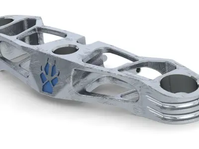 amarok triple clamp remake Free 3D model