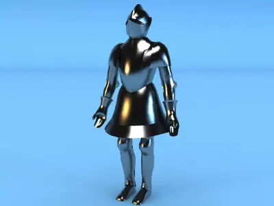 knight armor 1 3D model