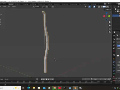 classic bow 3D model