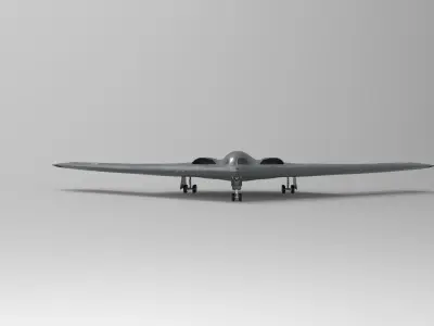 B-2 Spirit Low-poly 3D model purchase