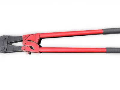 Bolt Cutter Tool Low-poly PBR Free low-poly 3D model