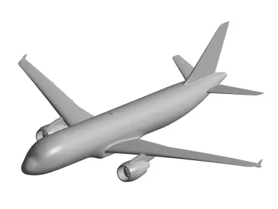 Airbus A320 3D model purchase