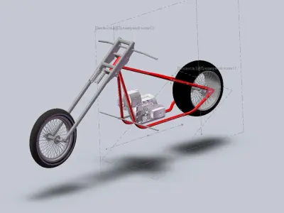 Dnepr motorcycle Free 3D model