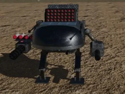 Destroyer Robot 3D model