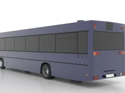 Mercedes-Benz O405ST Low Low-poly 3D model