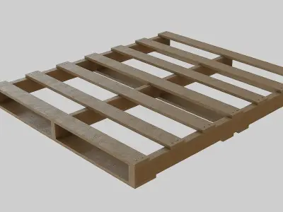 WoodenPallete wooden pallet Low-poly 3D model